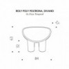 Butaca Roly Poly Driade. Muebles de diseño para interior o exterior.