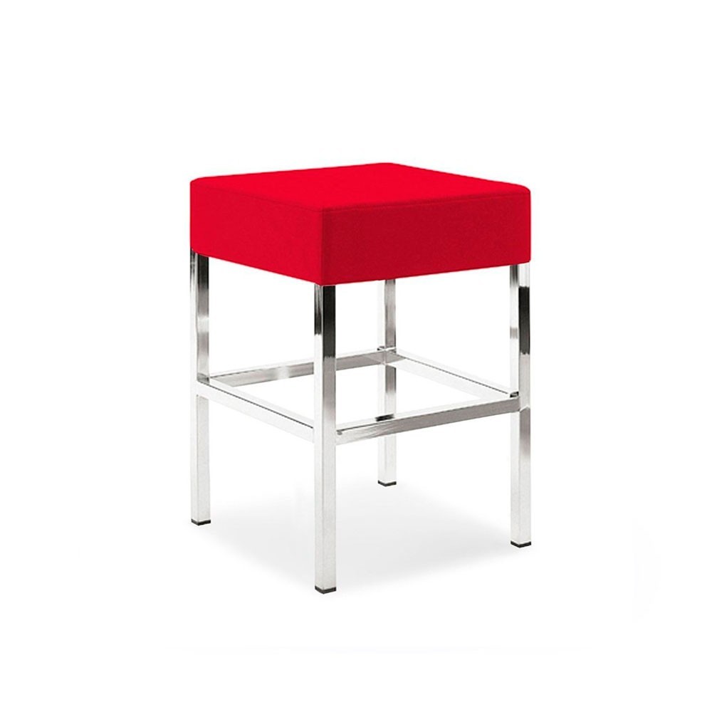 Taburete Cube XL 1453 de Pedrali. Taburetes de diseño. Taburetes para hotel.