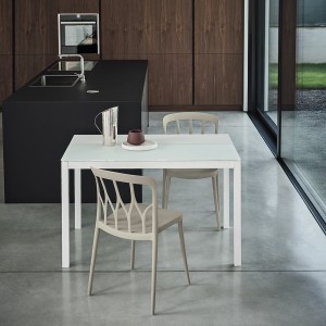 Mesa Consola Mago extensible de Bontempi. Muebles modernos italianos.