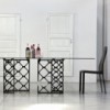 Mesa Majesty Rectangular de Bontempi. Mesas de comedor de diseño italiano.