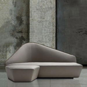 Pouf Verlaine Driade. Elegantes muebles tapizados para el hogar. Poufs modernos.