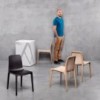 Silla Frida 752 de Pedrali. Sillas de diseño. Sillas de madera modernas.