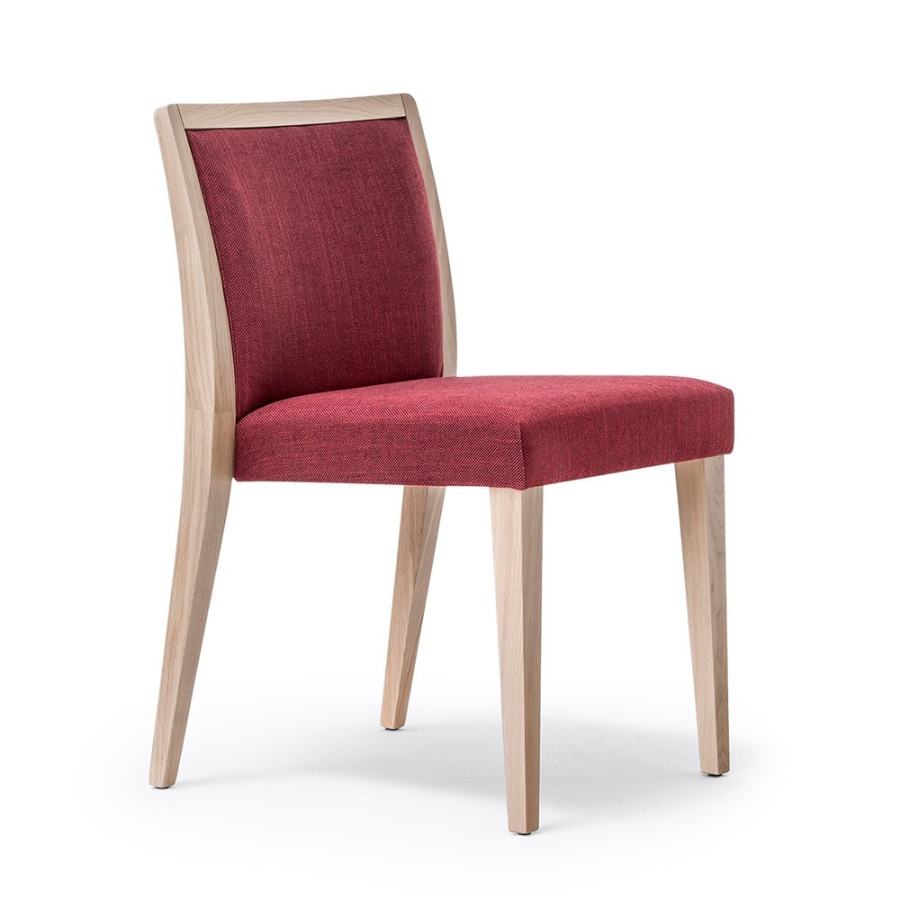 Silla Glam 435 de Pedrali. Sillas de diseño. Sillas tapizadas de salón.