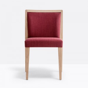 Silla Glam 435 de Pedrali. Sillas de diseño. Sillas tapizadas de salón.