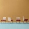 Silla Glam 431/430 de Pedrali. Sillas de diseño. Sillas con asiento tapizado.
