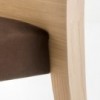 Silla Glam 431/430 de Pedrali. Sillas de diseño. Sillas con asiento tapizado.