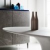 Mesa Podium Elíptica de Bontempi. Muebles italianos modernos. Mesas de diseño.