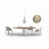 Mesa Podium Elíptica de Bontempi. Muebles italianos modernos. Mesas de diseño.