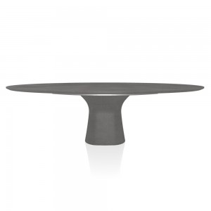 Mesa Podium Elíptica de Bontempi. Muebles italianos modernos. Mesas de diseño.