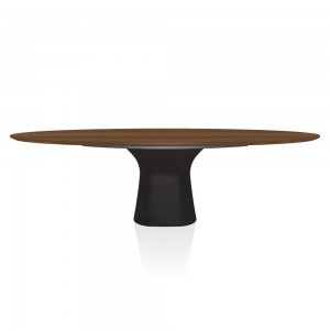 Mesa Podium Elíptica de Bontempi. Muebles italianos modernos. Mesas de diseño.