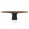 Mesa Podium Elíptica de Bontempi. Muebles italianos modernos. Mesas de diseño.