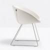 Sillón Gliss 1020 de Pedrali. Sillas de diseño. Sillones tapizados con cojín.
