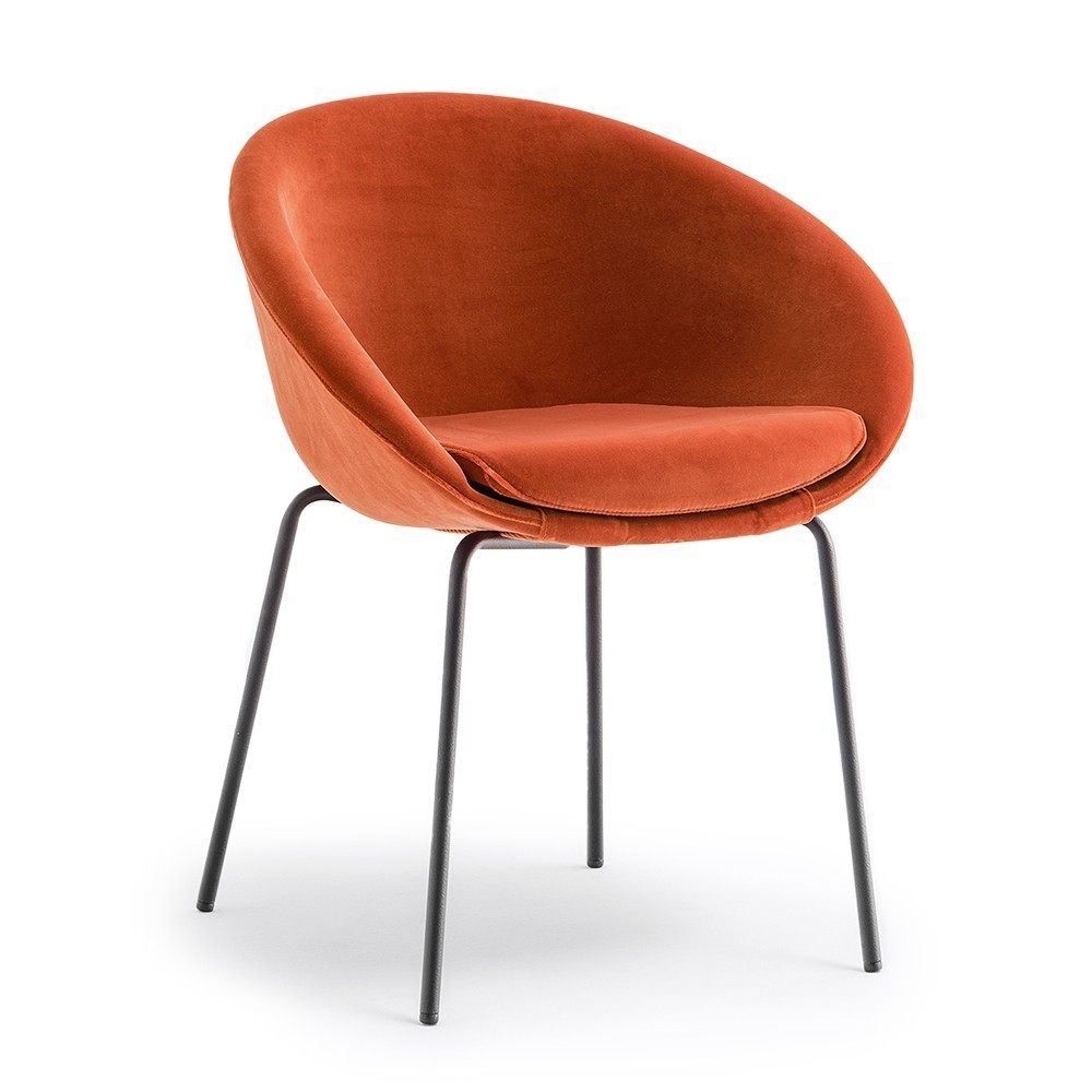 Sillón Gliss 900/A de Pedrali. Sillas de diseño. Sillones tapizados modernos.