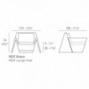 Butaca Rest para Exterior con Luz Led y Tacos Antideslizantes | Vondom