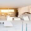 Sofá Rest Módulo Central con luz LED y Tejido Náutico | Diseño Vondom