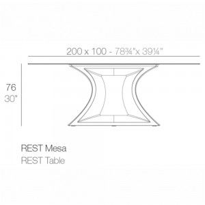 Mesa Rest con Ruedas, Luz Led y Cristal Templado de Seguridad