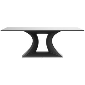 Mesa Rest con Ruedas, Luz Led y Cristal Templado de Seguridad