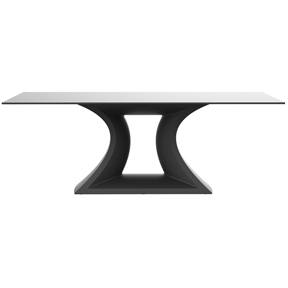 Mesa Rest con Ruedas, Luz Led y Cristal Templado de Seguridad