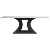 Mesa Rest con Ruedas, Luz Led y Cristal Templado de Seguridad