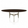 Mesa Universe Redonda Madera o Mármol de Bontempi.  Mesas de comedor modernas de diseño italiano.