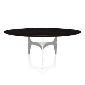 Mesa Universe Redonda Madera o Mármol de Bontempi.  Mesas de comedor modernas de diseño italiano.