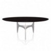 Mesa Universe Redonda Madera o Mármol de Bontempi.  Mesas de comedor modernas de diseño italiano.