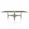 Mesa Universe Rectangular Madera/Mármol de Bontempi. Mesas de comedor de diseño.