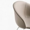 Sillón Grace 413 de Pedrali. Sillas de diseño. Sillas tapizadas para comedor.