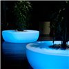 Macetero Banco Light Isla Vases con Luz Led Interior y Autorriego