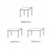 Mesa Diesis Outdoor de Bontempi. Muebles y complementos para exterior.