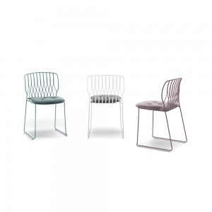 Silla Freak Outdoor de Bontempi. Sillas de diseño para patio y jardín.
