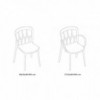 Silla Galaxy de Bontempi. Sillas de diseño para patio y jardín.