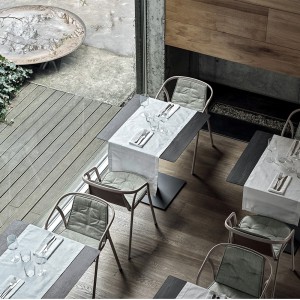 Silla Ines Outdoor de Bontempi. Sillas de diseño para terrazas y jardines.