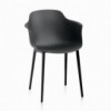 Silla Mood Outdoor de Bontempi. Sillas de diseño para patios y jardines.