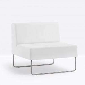 Pouf Host lounge outdoor de Pedrali. Poufs de diseño modular. Poufs para exteriores.