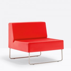 Pouf Host lounge outdoor de Pedrali. Poufs de diseño modular. Poufs para exteriores.