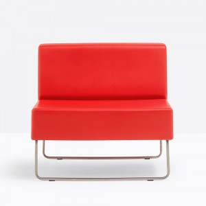 Pouf Host lounge outdoor de Pedrali. Poufs de diseño modular. Poufs para exteriores.