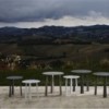 Mesa Auxiliar Tao Outdoor de Bontempi. Complementos de exterior de diseño.