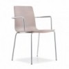 Sillón Inga 5614 de Pedrali. Sillones de diseño. Sillones de multicapa de roble.