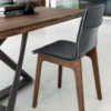 Silla Alfa Cojín de Bontempi. Sillas para comedor de diseño italiano.