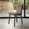 Silla Alfa Cojín de Bontempi. Sillas para comedor de diseño italiano.