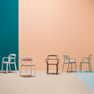 Sillón Intrigo 3715 de Pedrali. Sillones de diseño. Sillones de aluminio de jardín.