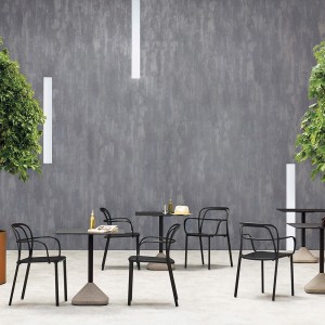 Sillón Intrigo 3715 de Pedrali. Sillones de diseño. Sillones de aluminio de jardín.