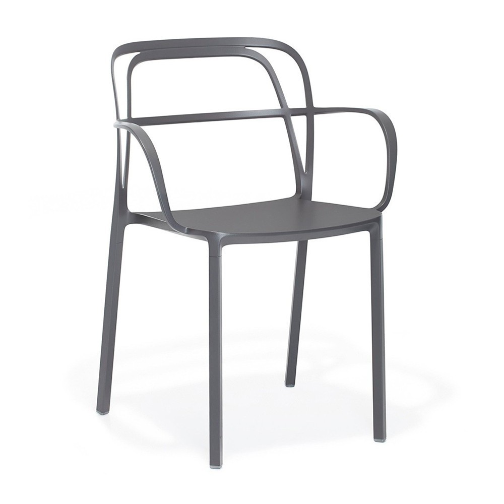 Sillón Intrigo 3715 de Pedrali. Sillones de diseño. Sillones de aluminio de jardín.