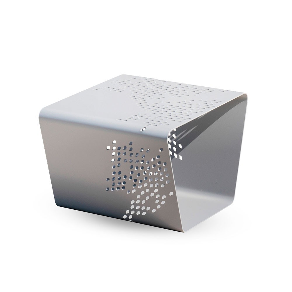Mesita Puf Pattern Outdoor de Bontempi. Mesita auxiliar o puf para patios o terrazas.