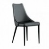 Silla Clara Acero de Bontempi. Sillas de comedor de diseño conteporáneo.