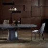 Silla Clara Acero de Bontempi. Sillas de comedor de diseño conteporáneo.