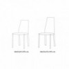 Silla Dalila de Bontempi. Modernas sillas y butacas de diseño italiano.