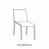 Silla Eva de Bontempi. Muebles y complementos de diseño.