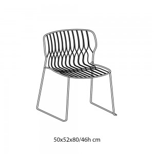 Silla Freak de Bontempi. Sillas de diseño contemporáneo para salón o comedor.